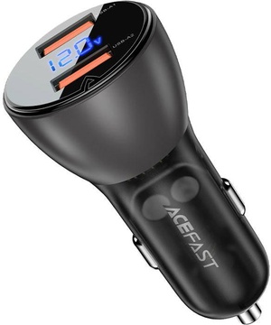 Acefast B7 Fast Charge Car Charger 45W Black (AFB7B)