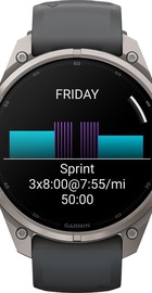 Garmin Fenix 9 Pro inReach 47mm Titanium with Graphite/Black Silicone Band (010-04336-20/21)