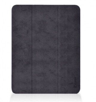 Comma Leather Case with Pen Holder Series for iPad Air 4 10.9"/iPad Pro 11" Black