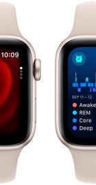 Apple Watch SE 2 GPS 40mm Starlight Aluminium Case with Starlight Sport Band M/L (MR9V3)