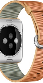 Apple Woven Nylon for Watch 42mm/44mm/45mm/46mm/49mm Gold/Red (MMA62)