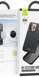 Blueo Dual Texture Aramid Fiber Case 600D Ultra Edition with MagSafe for iPhone 15 Pro Max