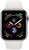 Apple Watch Series 4 GPS + Cellular 44mm Stainless Steel Case with White Sport Band (MTV22, MTX02)