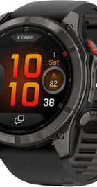 Garmin Fenix 8 Pro 51 mm AMOLED Carbon Gray DLC Titanium with Black/Pebble Gray (010-03199-00/01)