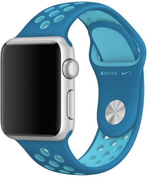 Apple Watch Nike Sport Band 38mm/40mm/41mm/42mm Blue Orbit/Gamma Blue (MQ2N2)