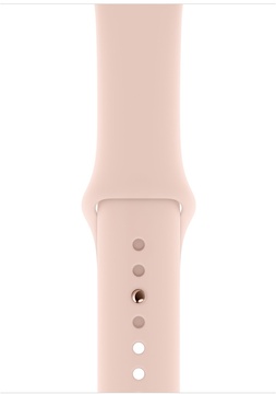 Apple Watch Series 4 GPS + Cellular 40mm Gold Aluminum Case with Pink Sand Sport Band (MTUJ2, MTVG2)