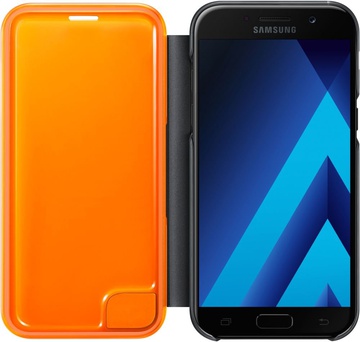 Samsung Neon Flip Cover for Galaxy A5 2017 A520 (EF-FA520PBEGRU) Black