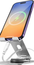 Blueo Rotating Folding Phone Stand Silver