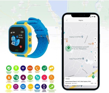 AmiGo GO009 Camera+LED WIFI Blue-Yellow