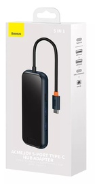 Baseus AcmeJoy 5-Port Type-C HUB (Type-C to 2xUSB3.0 + USB2.0 + Type-C PD&Data + RJ45)
