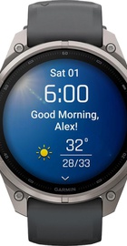 Garmin Fenix 9 Pro inReach 47mm Titanium with Graphite/Black Silicone Band (010-04336-20/21)