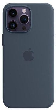 Apple iPhone 14 Pro Max Silicone Case with MagSafe Storm Blue (MPTQ3)