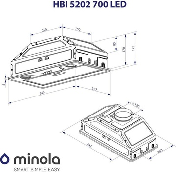 Minola HBI 5202 IV 700 LED