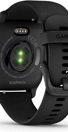 Garmin Venu Sq 2 – Music Edition Slate Aluminum Bezel with Black Case and Silicone Band (010-02700-00/10/80