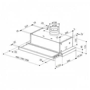 Faber FLEXA NG HIP BK A60 (315.0635.109)