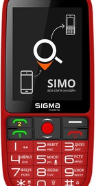 Sigma mobile Comfort 50 Elegance3 SIMO ASSISTANT Red