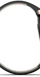 Garmin Lily Cream Gold Bezel with Black Case and Italian Leather Band (010-02384-B1)