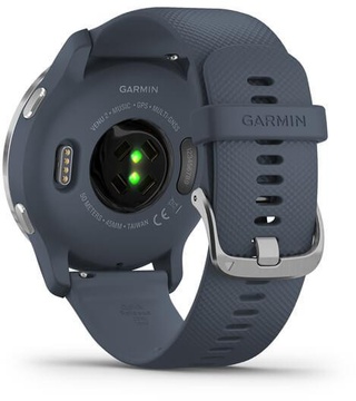 Garmin Venu 2 Silver Bezel with Granite Blue Case and Silicone Band (010-02430-10/00) (UA)