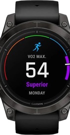 Garmin Epix Pro Gen 2 Sapphire 47mm Carbon G. DLC Tit. with Black Band (010-02803-10/11)