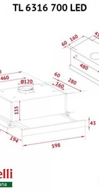 Perfelli TL 6316 BL 700 LED