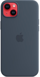 Apple iPhone 14 Plus Silicone Case with Magsafe Stormblue (high copy)