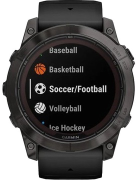 Garmin Fenix 7X Pro Sapphire Solar Carbon G. DLC Tit. with Black Band (010-02778-10/11/54)