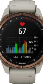Garmin Descen Mk3i – 43 mm Bronze PVD Titanium with French Gray Silicone Band (010-02753-13/14)
