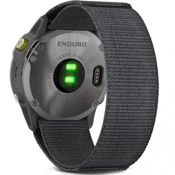 Garmin Enduro Steel with Gray UltraFit Nylon Strap (010-02408-00/10)