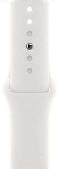 Apple Watch Series 8 GPS 45mm Silver Aluminum Case with White S. Band - S/M (MP6P3/MP6T3)