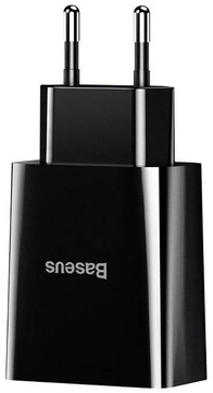 Baseus Speed Mini Dual U Charger 10.5W Black (CCFS-R01)