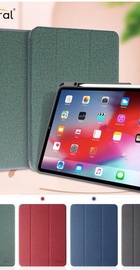 Mutural Textil + Plastic Case iPad Pro 11 NEW (2 gen, 2020) Red