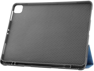 Comma Leather Case with Pen Holder Series for iPad 12.9" Black (2020-2023)