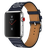 Apple Watch Hermes 42mm Series 3 GPS + Cellular Stainless Steel Case with Marine Gala Leather Single Tour Eperon d’Or (MQX62)