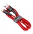 Baseus Cafule Lightning 2.4A (0.5m) Red/Black (CALKLF-A19)