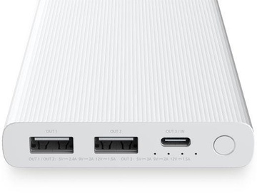 ZMI Powerbank 10000mAh Two-Way Fast Charge White (JD810-WH)