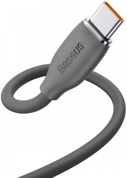 Baseus Jelly Liquid Silica Gel USB Type-C 1.2m 100W Black (CAGD010001)