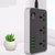 IQ Power Strip T09-PD (3 розетки + 4 USB + 2 Type-C) 2m