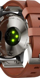 Garmin D2 DELTA AVIATOR WATCH WITH BROWN LEATHER BAND (010-01988-31)