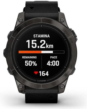 Garmin Epix Pro Gen 2 Sapphire 47mm Carbon G. DLC Tit. with B. Leather Band (010-02803-30)