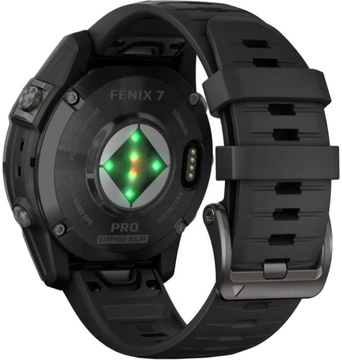 Garmin Fenix 7 Pro Sapphire Solar Carbon G. DLC Tit. with Black Band (010-02777-10/11)