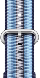 Apple Watch 42mm/44mm/45mm/46mm/49mm Midnight Blue Stripe Woven Nylon (MQVU2)