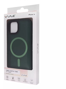 WAVE Matte Colorful Case with MagSafe iPhone 14 Pro Max Black