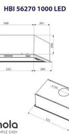 Minola HBI 56270 BL 1000 LED