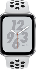 Apple Watch Nike+ Series 4 GPS 44mm Silver Aluminum Case with Pure Platinum/Black Nike Sport Band (MU6K2)