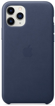 Apple iPhone 11 Pro Leather Case Midnight Blue (high copy)
