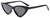 SOLO TU Trend Cat Eye Women Glasses (SH991-C1) (Black Frame/Grey Lenses)