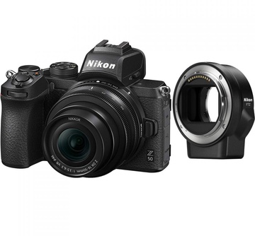 Nikon Z50 kit (16-50mm)VR + FTZ Mount Adapter(UA)