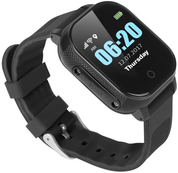 Lemfo DF50 Ellipse Aqua с GPS трекером (Черный)
