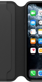 Apple iPhone 11 Pro Max Leather Folio - Black (MX082)