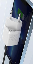 Baseus GaN3 Fast Charger Type-C 30W White (CCGN010102)
